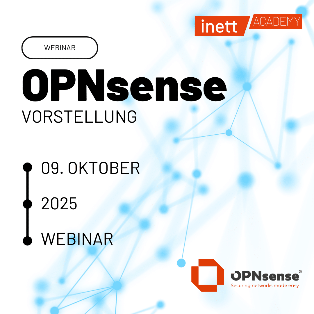 Bild zu OPNsense Webinar am 01. Oktober 2025 mit inett Academy