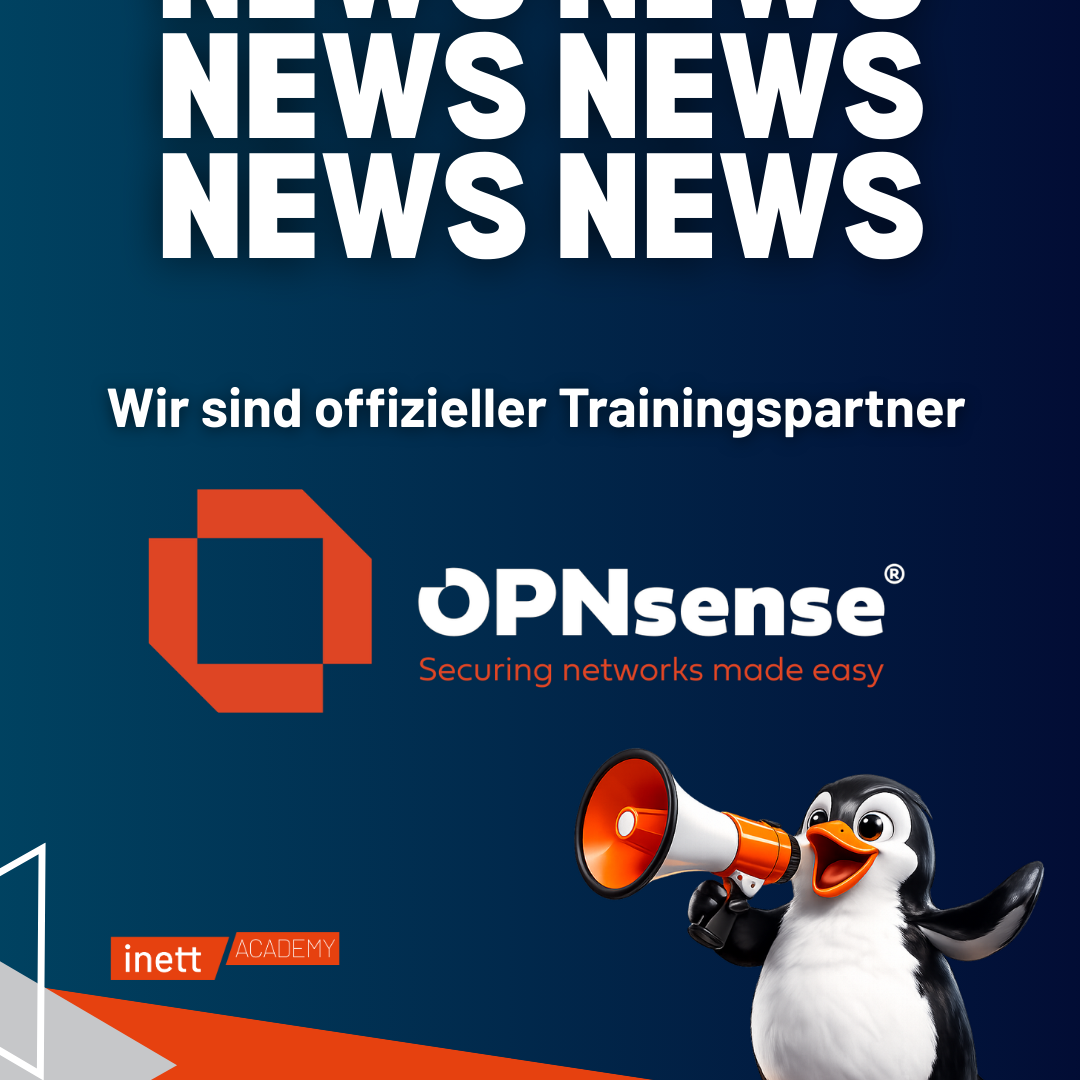Gemeinsam für mehr Sicherheit: inett ist erster und exklusiver offizieller OPNsense Training Partner von Deciso
