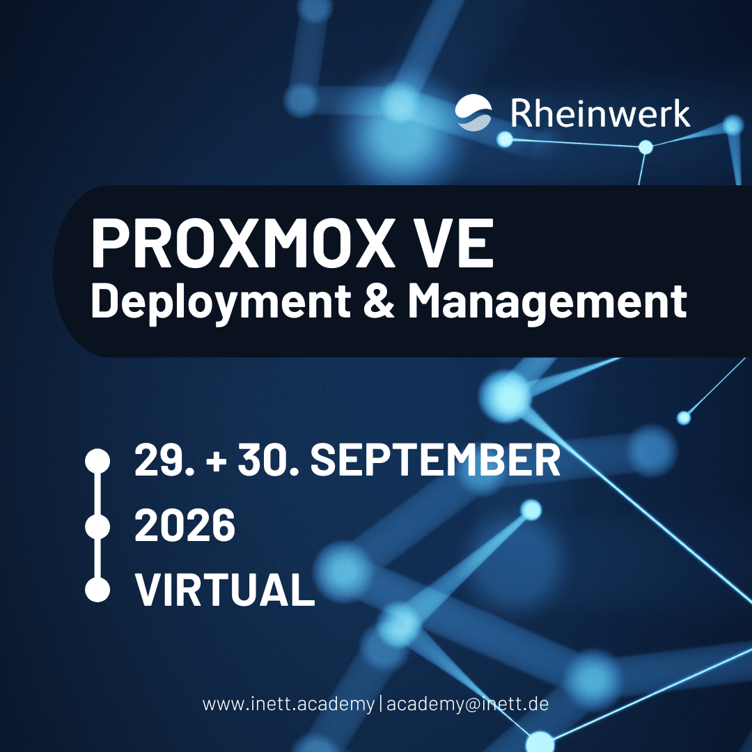 Proxmox VE | Deployment und Management // 29. – 30. September 2026