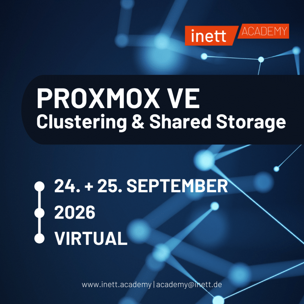 Proxmox VE | Deployment und Management // 22. – 23. September 2026