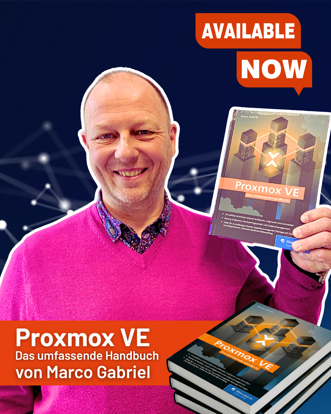 Proxmox-Handbuch von Marco Gabriel: Praxiswissen für Virtualisierung, Cluster und Betrieb